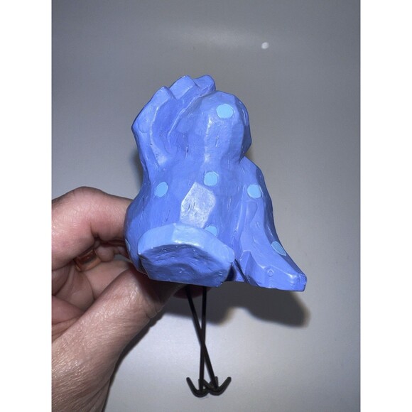 Russ Berrie &Co. Merrily Tweet Along Blue Bird shelf sitter Whimsical - Picture 4 of 7